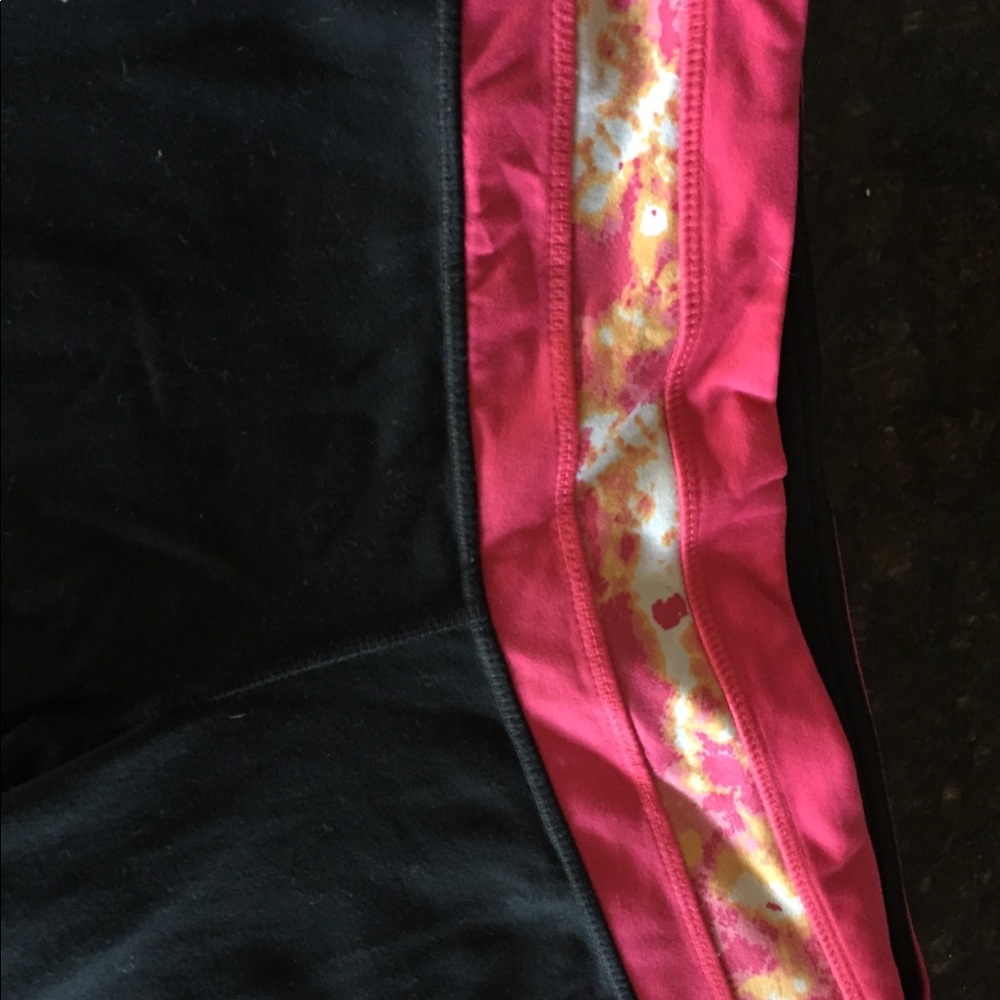 Workout pants, straight leg reversible
